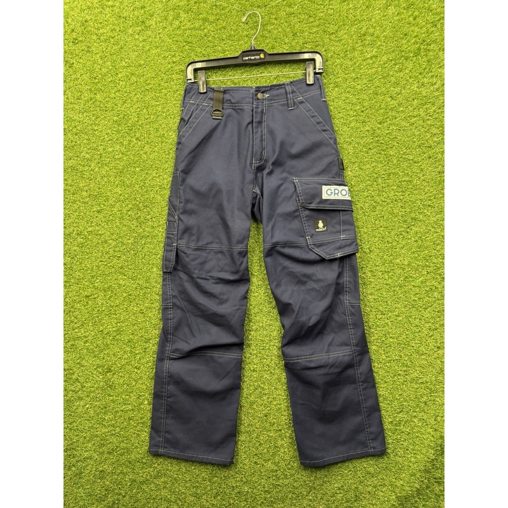 Mascot Cargo Pants Mens 28x30 Pockets Utility Carpenter Work Craftsman Navy NWOT